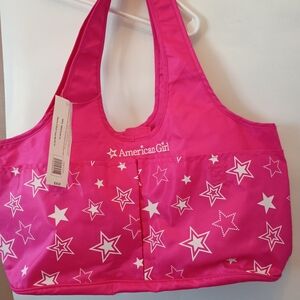 American Girl Pink Star Tote Bag